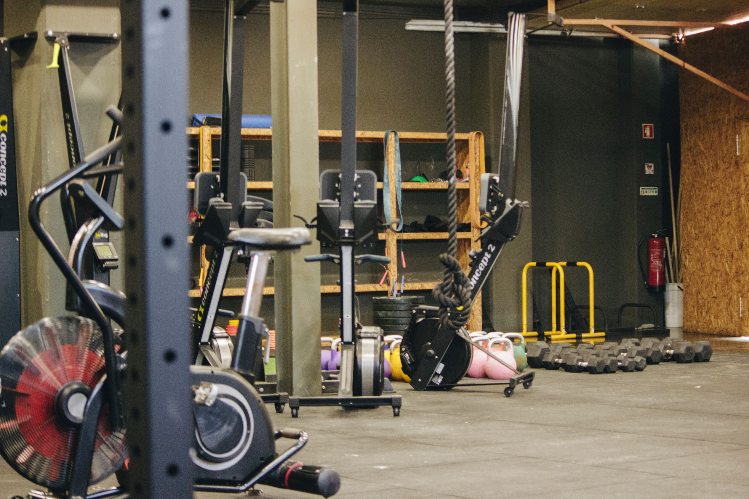 Gym weight room
